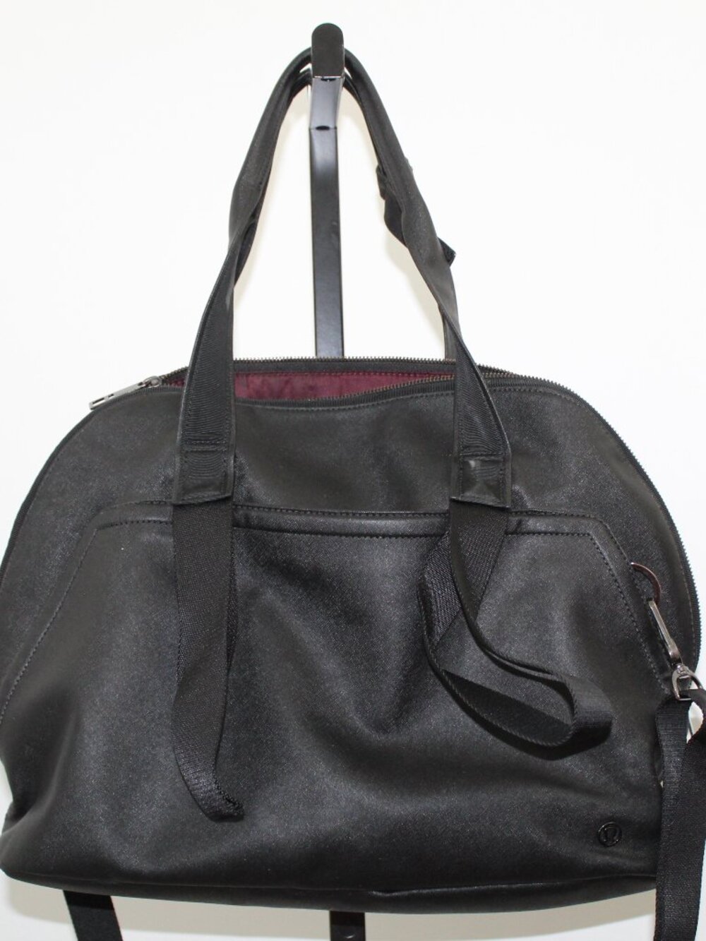 Lululemon Black Yin Time Tote Gym Travel Bag